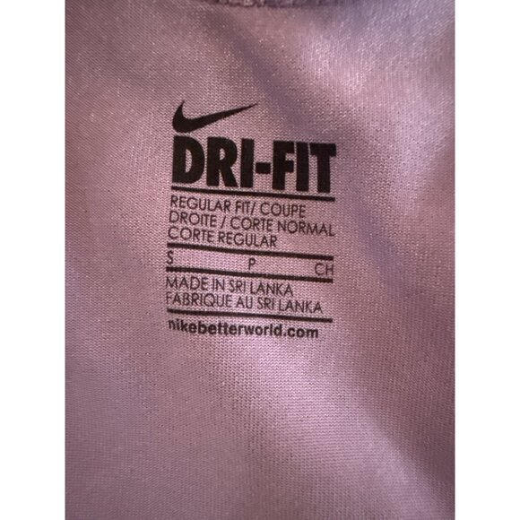 Nike Dri-Fit Womens Purple Racerback Tank Top Regular Fit Size S Athletic Wear - Picture 3 of 4